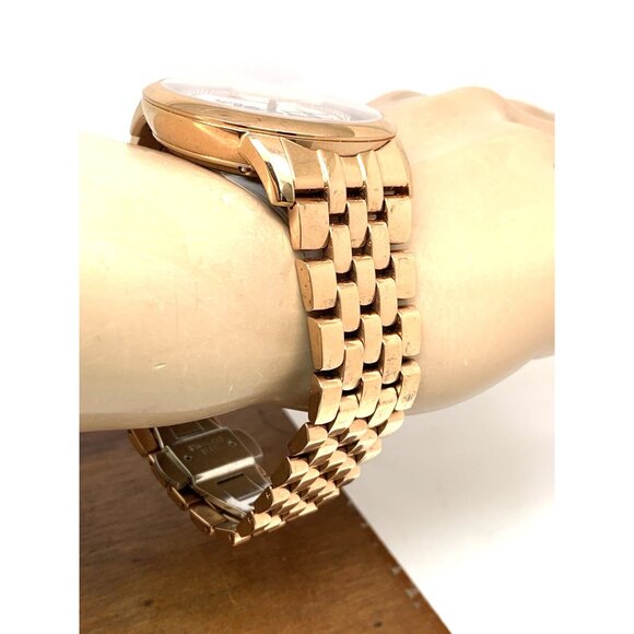 Poniger Men's Watch Automatic Moon Phase Date Rose Gold Stainless Steel 41mm - Picture 11 of 13